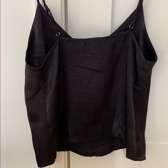 Brandy Melville Black Alessia Silk Tank - Picture 3 of 5